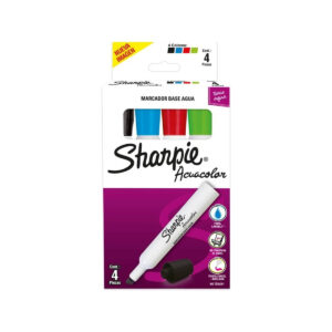 Marcador De Agua Sharpie Acuacolor Con 4 Colores