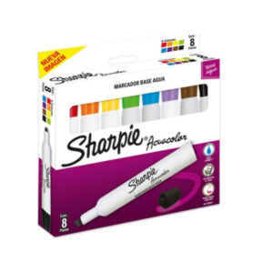 Marcador De Agua Sharpie Acuacolor Con 8 Colores