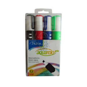 Marcador De Agua Azor Aquarelo Grip Con 4 Piezas