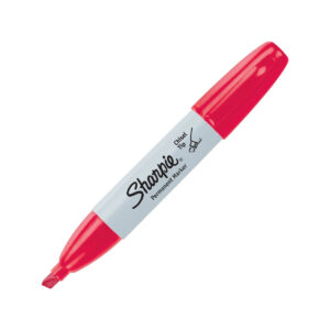 Marcador Permanente Sharpie Chisel Tip - Rojo