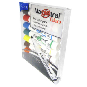Marcador Para Pizarrón Magistral Modelo 83478 Clásico Con 8 Colores