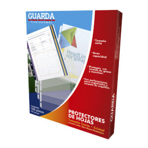 Protector De Hoja Carta Mica Guarda 330 Perforada - Pack Con 100