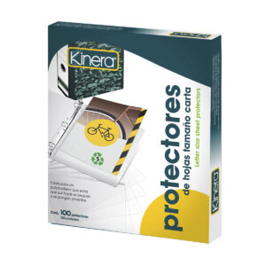 Protector De Hoja Carta Mica Kinera 360 Perforada - Pack Con 100