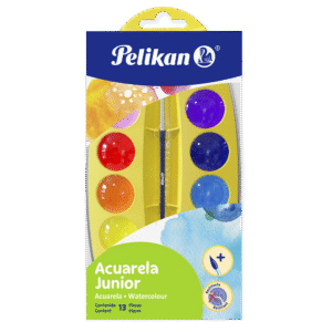 Acuarelas Escolares Pelikan Junior Con 12