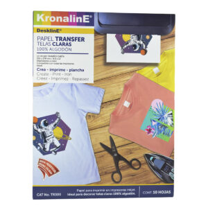 Papel Transfer Kronaline Tr300 Telas Claras Con 10