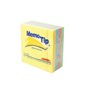 Notas Adhesivas Memotip Cubo Pastel 400 Hojas 3X3