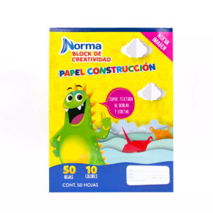 Block Papel Construcción Carta Norma 50 Hojas