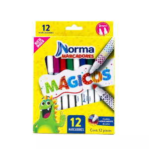 Plumones Norma Magicos C/12