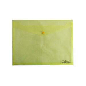 Sobre Con Broche Celica Carta Amarillo