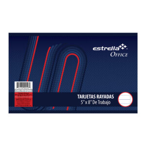 Tarjeta Rayada 5X8 Hemerográfica Estrella - Con 100
