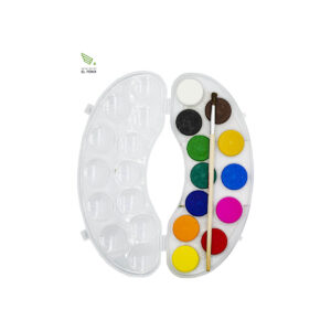 Acuarelas Escolares Kores Mini Con 12