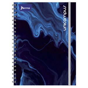 Libreta Profesional De Espiral Norma Unicampus Metalizada 160 H Ry