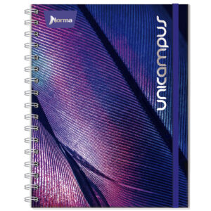 Libreta Profesional De Espiral Norma Unicampus Metalizada 160 H C-7