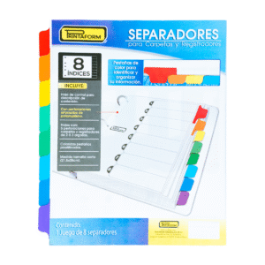 Separador Printaform 8 Divisiones