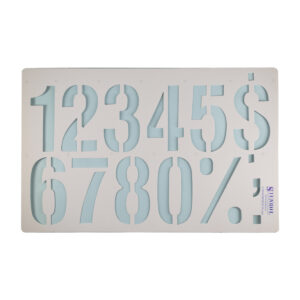 Gioser Stencil Números S-18 (7.5 Cm)