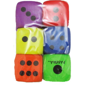Dados Pascua Foamy Chico Col 5X5 Cm