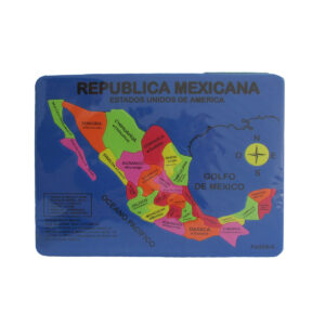 Mapa Pascua República Mexicana Fomy 19X26 Cm