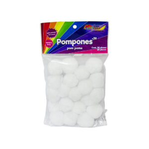 Pom Pom Confetti # 38 C/20 Blanco 110