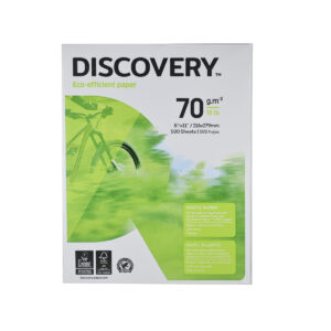 Caja Papel Carta Bond Blanco Discovery 70 Grs 97 % Blanc Vde Paq