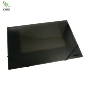Carpeta Con Liga Celica Doble Carta Translucida - Humo