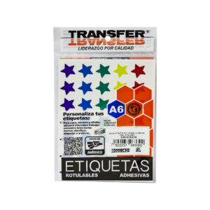 Estrella Adherible Transfer Grande Colores Con 105