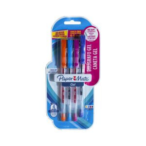 Bolígrafo Paper Mate Gel C/4 Fashion
