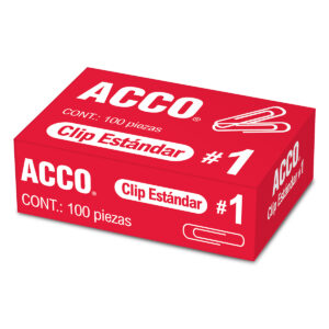 Clip Acco Estándar No. 1 Con 100