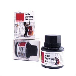 Tinta India Isomars Para Dibujo 35 Ml - Negro