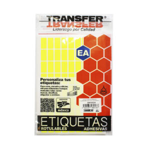 Etiqueta Transfer Fluorescente # 8 13X25