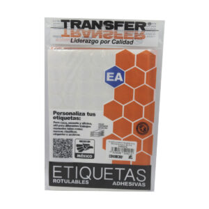 Etiqueta Transfer Blanca (B)