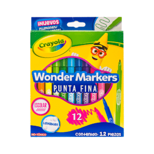 Plumones Crayola Wonder Marker Con 12 Pzas