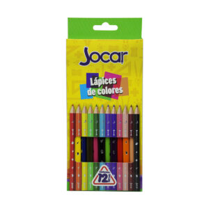 Lápices De Colores Jocar Largos C/12 Triangular