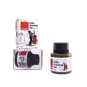 Tinta India Isomars Para Dibujo 35 Ml - Sepia