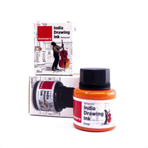 Tinta India Isomars Para Dibujo 35 Ml Naranja