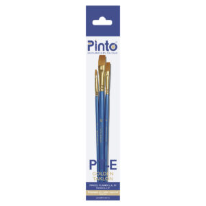 Pincel Pinto Taklon Pte Set Dorado
