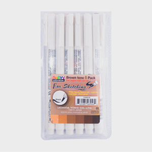 Estilografo Marvy Uchida 4600Fs 6-B Brush For Sketching C/6 Brown
