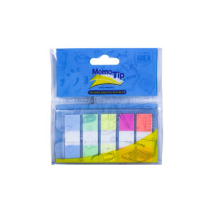 Notas Adhesivas: Señales Memotip Plasticas Acordeon 1.27X4.3 Cm C/125