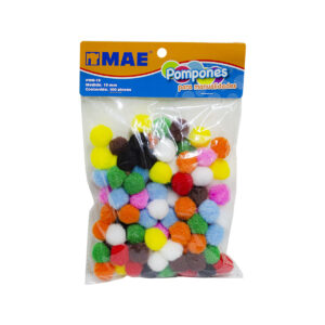 Pom Pom Mae Surtido 19 Mm Con 100