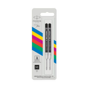 Repuesto Parker Economico P/Bolígrafo C/2 Negro P.M.