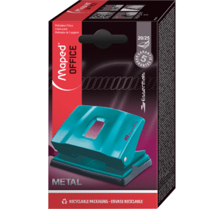 Perforadora Maped Essential Deco 2 Orificios P-20 Hojas