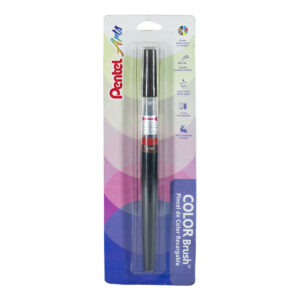 Pincel Pentel Arts Color Brush Recargable Tinta Cafe Bl.