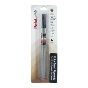 Pincel Pentel Arts Color Brush Pigmentado Tinta Negra