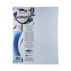 Cartulina Opalina Carta 220 G Avantage - Paq Con 100 Hojas