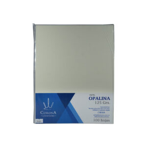 Papel Opalina Corona Carta Crema 125 G - Paq Con 100 Hojas