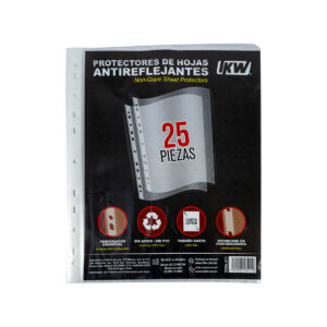 Protector De Hojas Kw Carta 411 C/25