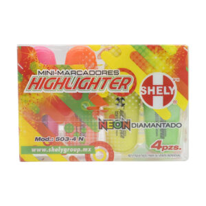 Marcatextos Shely Diamantado Mini C/4 Neon
