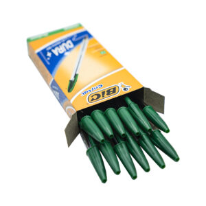 Bolígrafo Bic Dura + Verde C/12