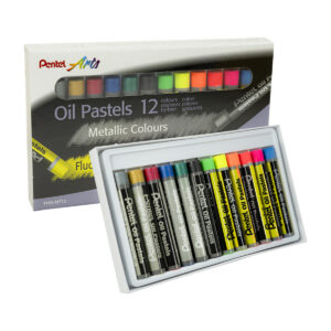 Colores Pastel Pentel Metalico + Fluor C/12