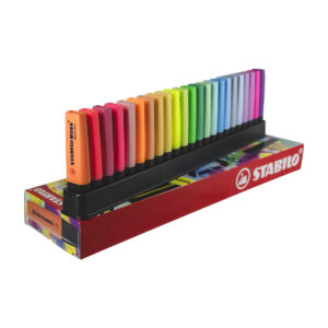 Set Escritura: Marcatextos Stabilo Boss Con 23 Pzas + Organizador