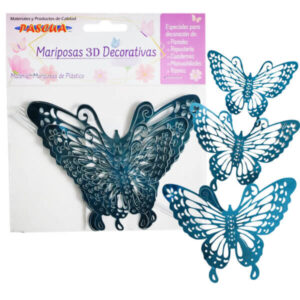 Mariposa Pascua 3D Deco C/5 Verde Jade